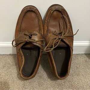 Timberland Men's Leather Boat Shoes, Size 11M, Brown